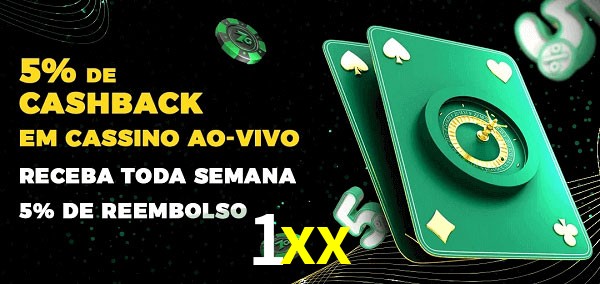Promoções do cassino ao Vivo 1xx